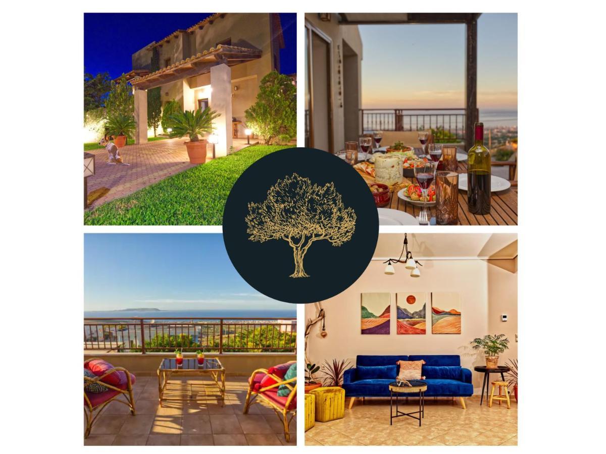 Ulivo Sea View House Villa Kokkini Hani Bagian luar foto